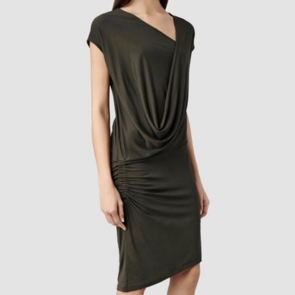 All Saints Isa CI Dress US 4 Black - Picture 2 of 9